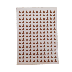 Decalque Triângulo M Marrom