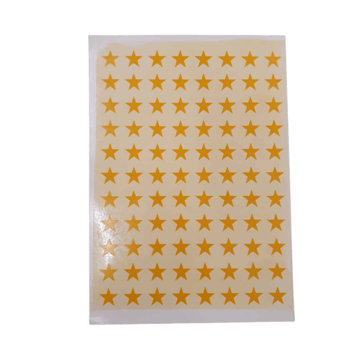 Decalque Estrela Amarela G - Imagem 1