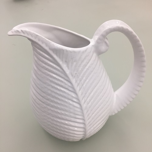 bf0bd58b6275189d653bdfea3e1ae76f-2.jpg JARRA GRANDE LEAVES BRANCO - Imagem 1