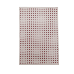 Decalque Triângulo P Vermelho Escuro