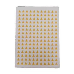 Decalque Triângulo M Amarelo