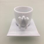 Xícara Café - Borboleta (Branco) - Imagem 2