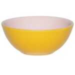 Tigela Pequena 16cm 600ml Rosa/Amarelo