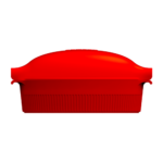 Roaster com Tampa - Assar & Servir (Vermelho)