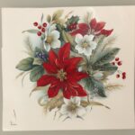 Decalque Poinsettia 130mm