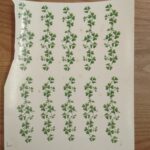 Decalque Trevo 65mm - Cartela com 10