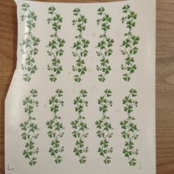 Decalque Trevo 65mm - Cartela com 10