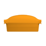 Roaster com Tampa - Assar & Servir (Amarelo)