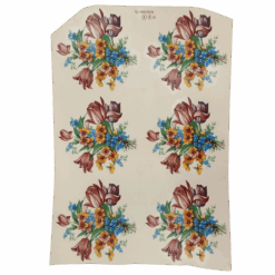 Decalque Bouquet de Tulipas 75mm - Cartela com 6