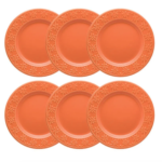Kit com 6 Pratos Rasos Mendi Sunset