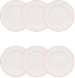 Kit de 6 Pratos Rasos Sweet