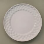 Prato Sobremesa- Plissan (Branco)