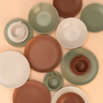 Kit de 6 Pratos Rasos Unni Avelã - Imagem 3