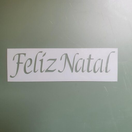 Stencil Feliz Natal - Imagem 1