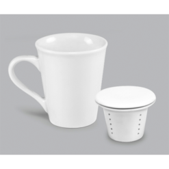 Caneca Infusora (Porcelana Branca)