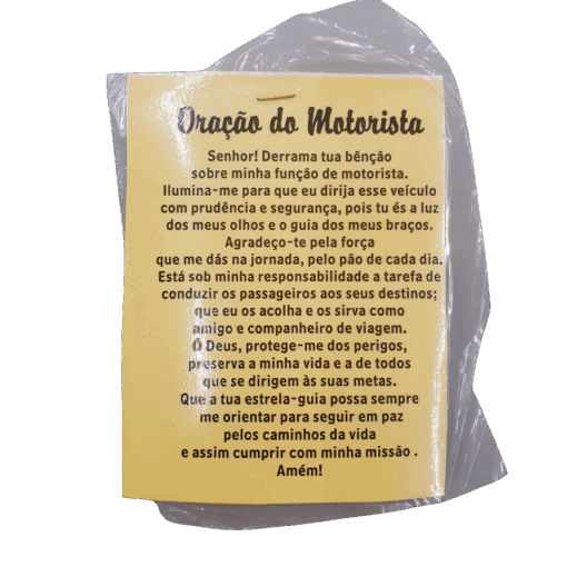 Decalque Oração do Motorista - Imagem 1