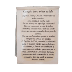 Decalque Oração para Obter Saúde