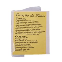 Decalque Oração do Amor