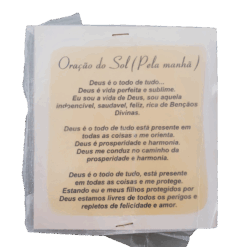 Decalque Oração do Sol