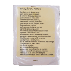 Decalque Oração do Amigo