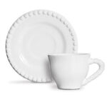 Xícara de Chá com Pires Bolinha