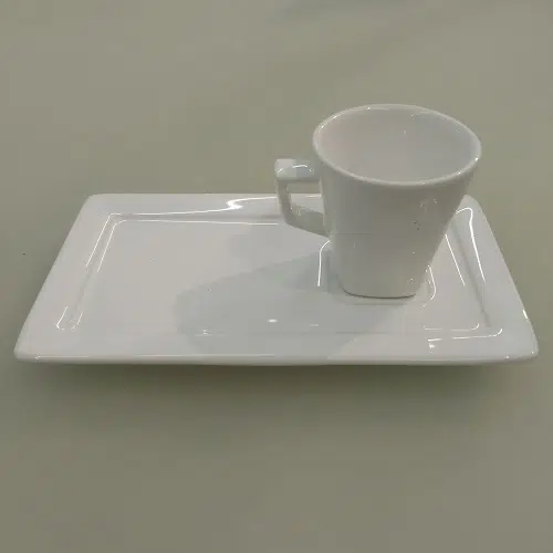 Xícara de Cafezinho Plateau 65ml com Pires (Porcelana) - Imagem 4