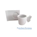 Xícara de Porcelana Borboleta