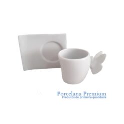 Xícara de Porcelana Borboleta