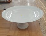 Prato para Bolo Grande 37CM- Com Pé Decorado
