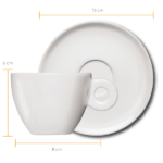 Xícara de Porcelana Capuccino Itália 145ml - Imagem 2