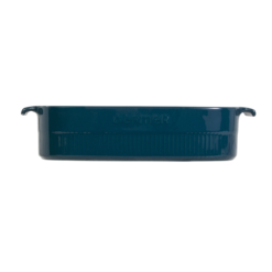 Travessa Retangular 37 26 Assar  Servir Verde Gris