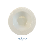 Kit Prato Fundo Luiza Porcelana Branca - 6 Peças - Imagem 2