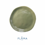 Kit Prato Lanche Organic Folha Cerâmica - 6 Peças - Imagem 2