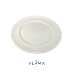 Kit Prato de Sobremesa Laguna Porcelana Branca - 6 Peças - Imagem 3