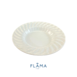 Kit Prato Fundo Tangram Porcelana Branca - 6 Peças - Imagem 3