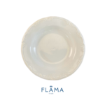 Kit Prato Fundo Pomerode 23cm Porcelana Branca - 6 Peças - Imagem 2