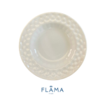 Kit Prato Fundo Plissan Porcelana Branca - Peças - Imagem 2