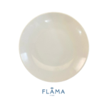 Kit Prato Fundo Convexa Porcelana Branca - 6 Peças - Imagem 2