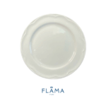 Kit Prato de Sobremesa Cottage Porcelana Branca - 6 Peças - Imagem 2