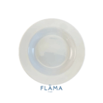 Kit Prato Fundo Capri Porcelana Branca - 6 Peças - Imagem 2