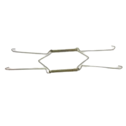 6fd147cd2f9ab0497da71c6bb63e37b238007_nobg Gancho Prato 02 molas 4 garras - 15cm - Imagem 1