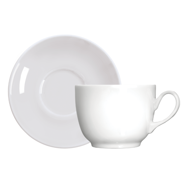 72597139dfc0dbf37e4fa46b2c93fb75.png Xícara de Chá (com Pires)- 240ML - Coup - Imagem 1