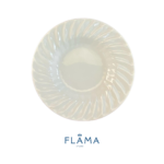 Kit Prato Fundo Tangram Porcelana Branca - 6 Peças - Imagem 2