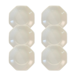 Kit Prato Fundo Orion Porcelana Branca - 6 Peças