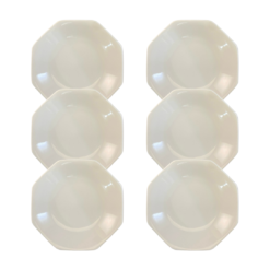 Kit Prato Fundo Orion Porcelana Branca - 6 Peças