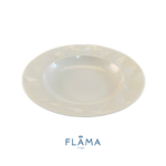 Kit Prato Fundo Edros Porcelana Branca - 6 Peças - Imagem 3