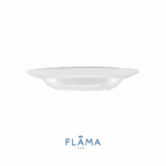 Kit Prato Fundo Capri Porcelana Branca - 6 Peças - Imagem 4