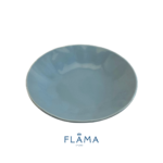 Kit Prato Fundo Orgânico Porcelana Azul - 6 Peças - Imagem 3