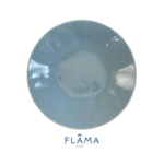 Kit Prato Fundo Orgânico Porcelana Azul - 6 Peças - Imagem 2