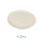 Kit Prato Lanche Organic Gelo Cerâmica - 6 Peças - Imagem 3